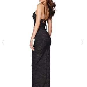 Nookie Dresses - Nookie Aura gown dress, black metallic, size M Nookie Dresses - Nookie Aura gown dress, black metallic, size M